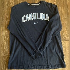 UNC Nike long sleeve t shirt